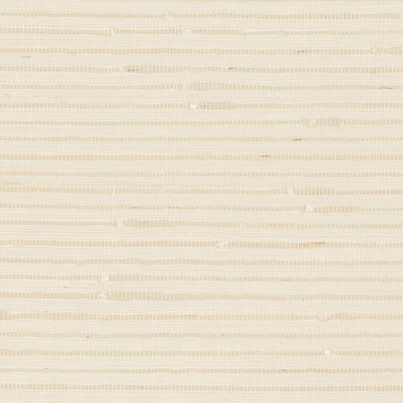 Banded Grasscloth Cream 5007900 by Schumacher Wallpaper Quiet Beauty - Fabric Carolina -