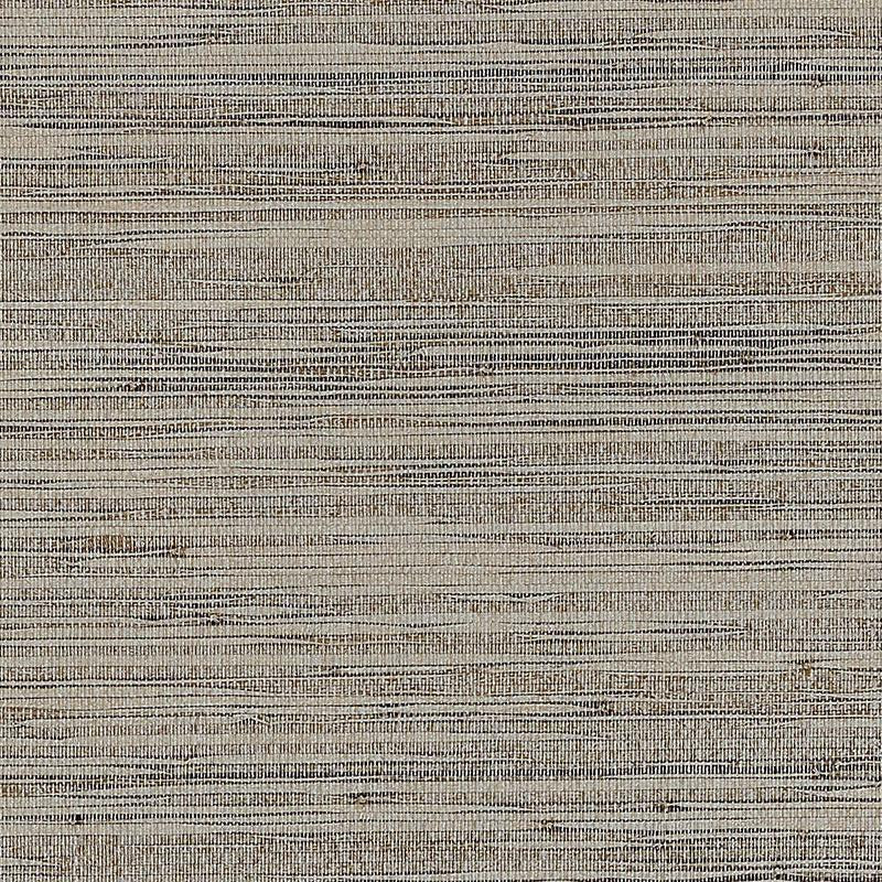 Burnished Raffia Burnished Silver 5007822 by Schumacher Wallpaper Quiet Beauty - Fabric Carolina -