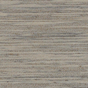 Burnished Raffia Burnished Silver 5007822 by Schumacher Wallpaper