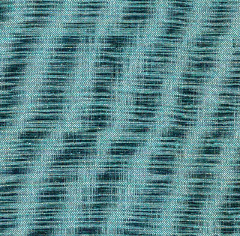 Hemp Shimmer Peacock Shimmer 5007877 by Schumacher Designer Wallpaper Quiet Beauty - Swanky Fabrics -