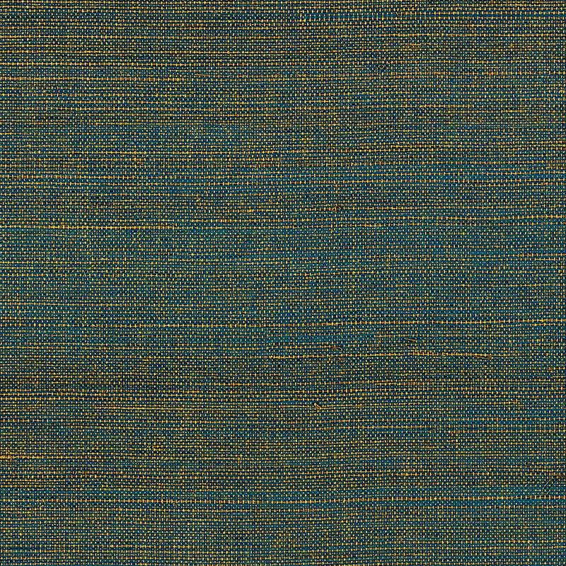 Hemp Shimmer Sapphire Shimmer 5007878 by Schumacher Wallpaper Quiet Beauty - Fabric Carolina -