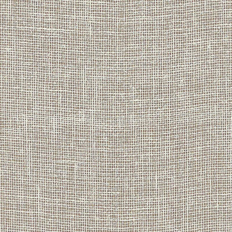 Linen Gesso Cocoa 5007806 by Schumacher Wallpaper Quiet Beauty - Fabric Carolina -