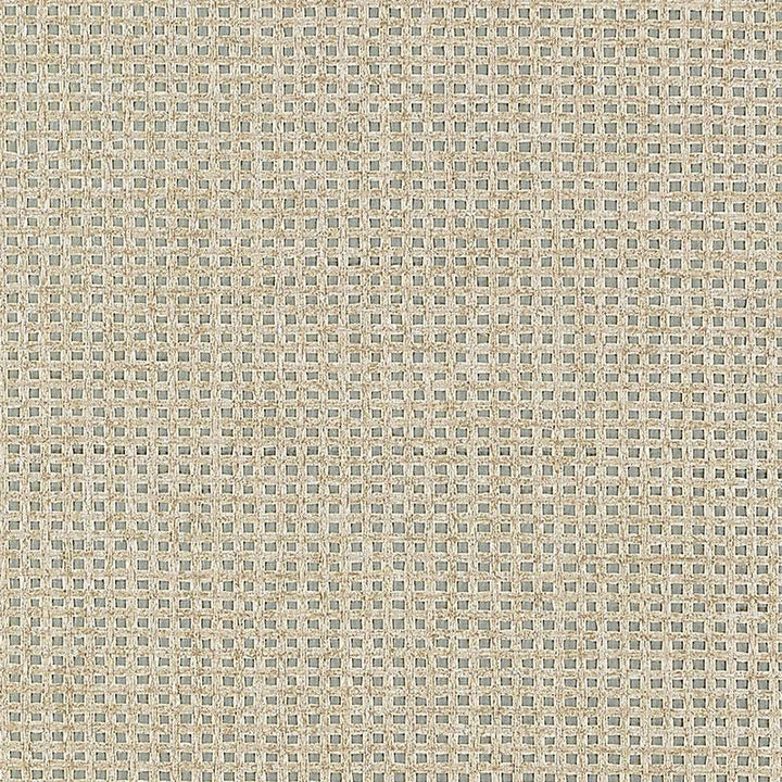 Metallic Mesh Silver 5007850 by Schumacher Designer Wallpaper Quiet Beauty - Swanky Fabrics -