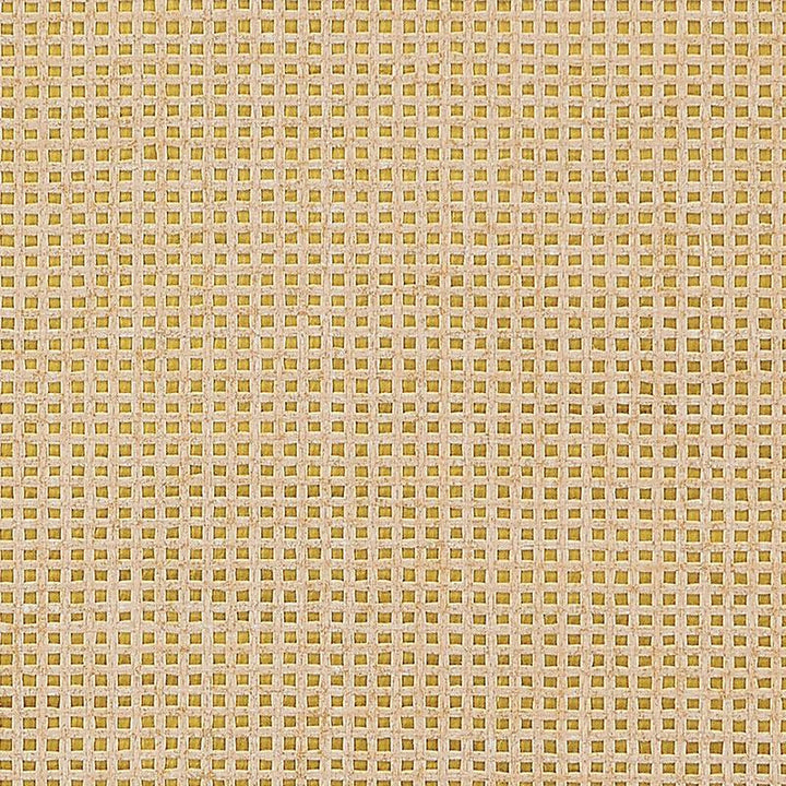 Metallic Mesh Gold 5007851 by Schumacher Wallpaper Quiet Beauty - Fabric Carolina -
