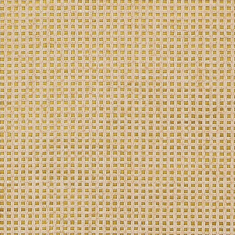 Metallic Mesh Gold 5007851 by Schumacher Designer Wallpaper Quiet Beauty - Swanky Fabrics -