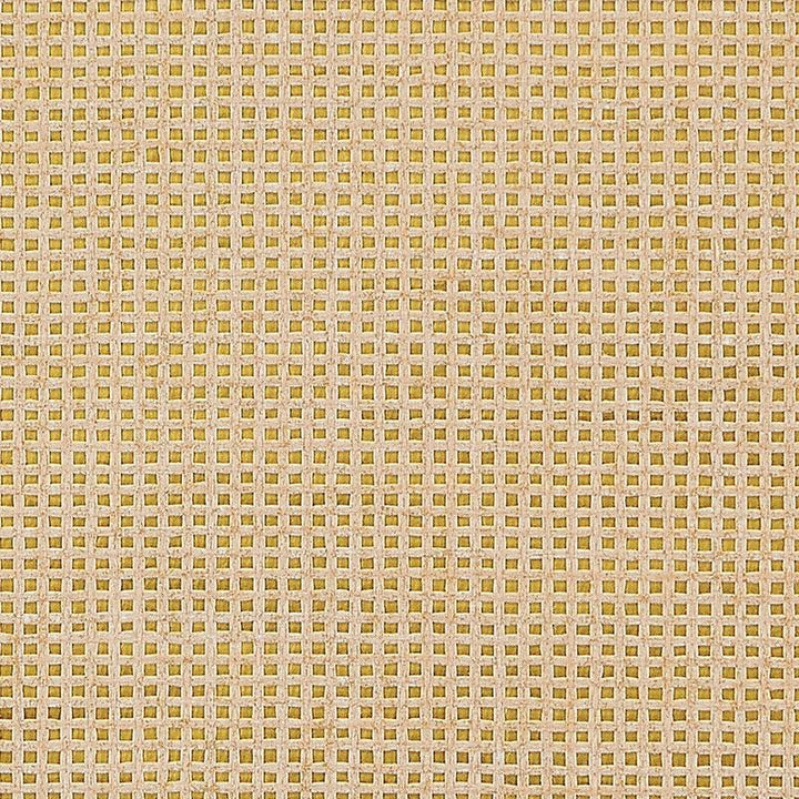 Metallic Mesh Gold 5007851 by Schumacher Designer Wallpaper Quiet Beauty - Swanky Fabrics -