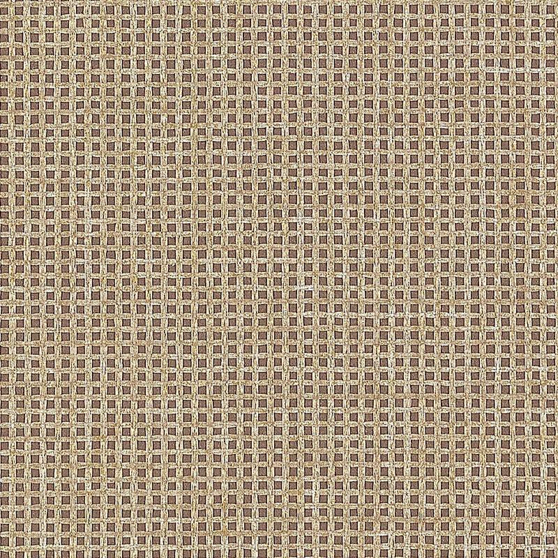Metallic Mesh Cocoa Shimmer 5007852 by Schumacher Wallpaper Quiet Beauty - Fabric Carolina -
