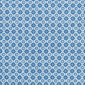Palisades Floret Indigo 177600 by Schumacher Fabric