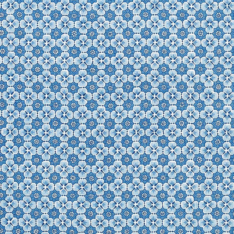 Palisades Floret Indigo 177600 by Schumacher Fabric Mark D. Sikes 1.0" - Fabric Carolina -