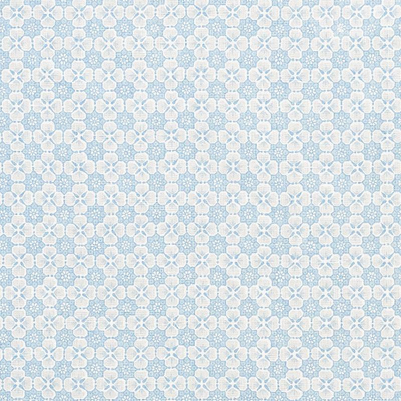 Palisades Floret China Blue 177601 by Schumacher Fabric Mark D. Sikes 1.0" - Fabric Carolina -
