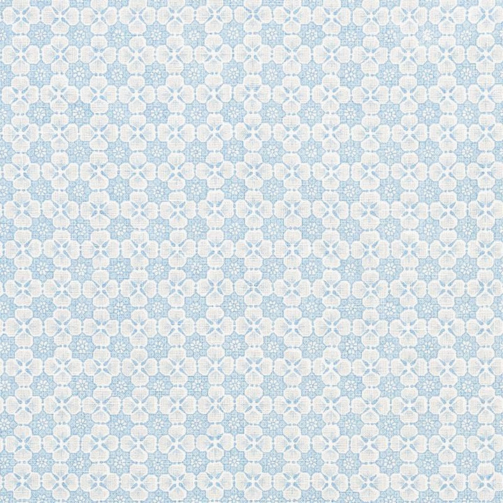 Palisades Floret China Blue 177601 by Schumacher Fabric Mark D. Sikes 1.0" - Fabric Carolina -
