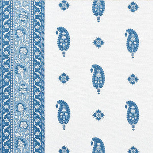 Ojai Paisley Indigo 177611 by Schumacher Fabric