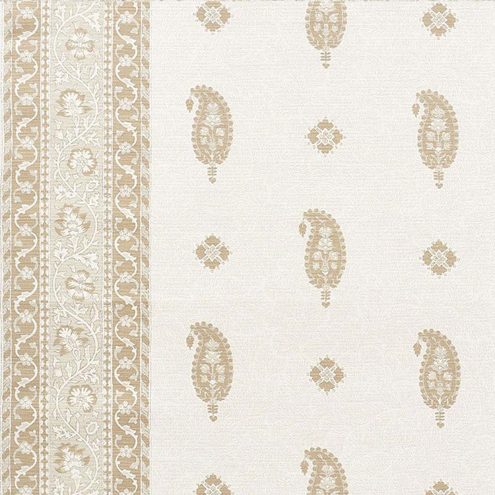 Ojai Paisley Neutral 177612 by Schumacher Designer Fabric Mark D. Sikes - Swanky Fabrics -