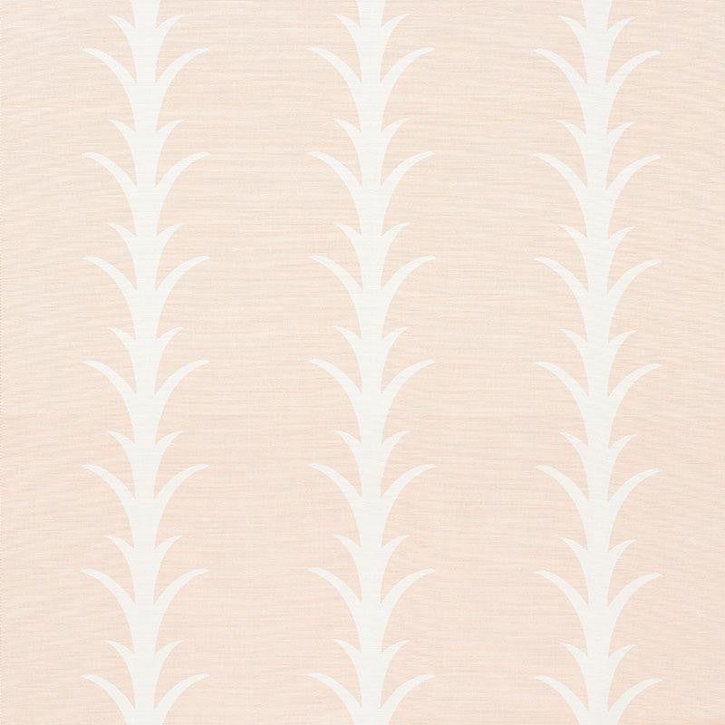 Acanthus Stripe Blush 177634 by Schumacher Fabric Celerie Kemble 10.75" - Fabric Carolina -