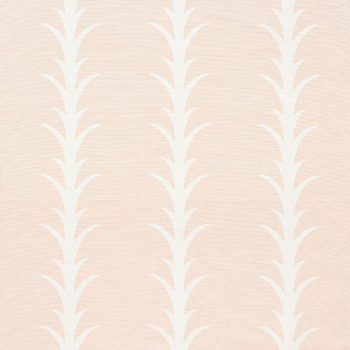 Acanthus Stripe Blush 177634 by Schumacher Fabric Celerie Kemble 10.75" - Fabric Carolina -