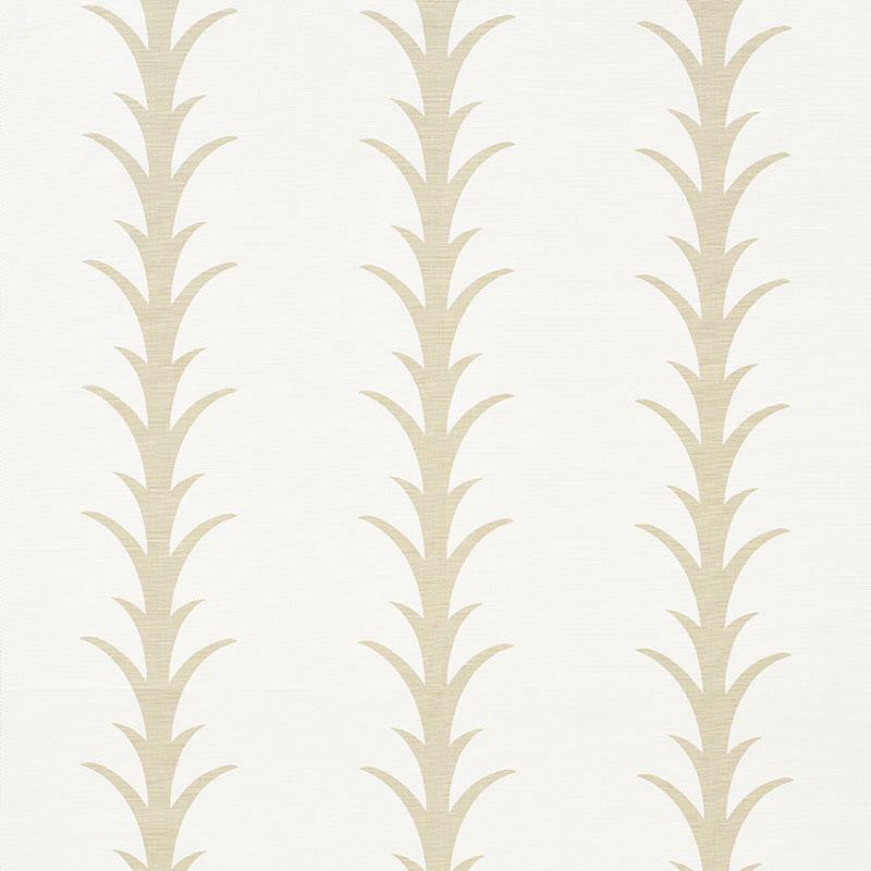 Acanthus Stripe Sand 177630 by Schumacher Fabric Celerie Kemble 10.75" - Fabric Carolina -