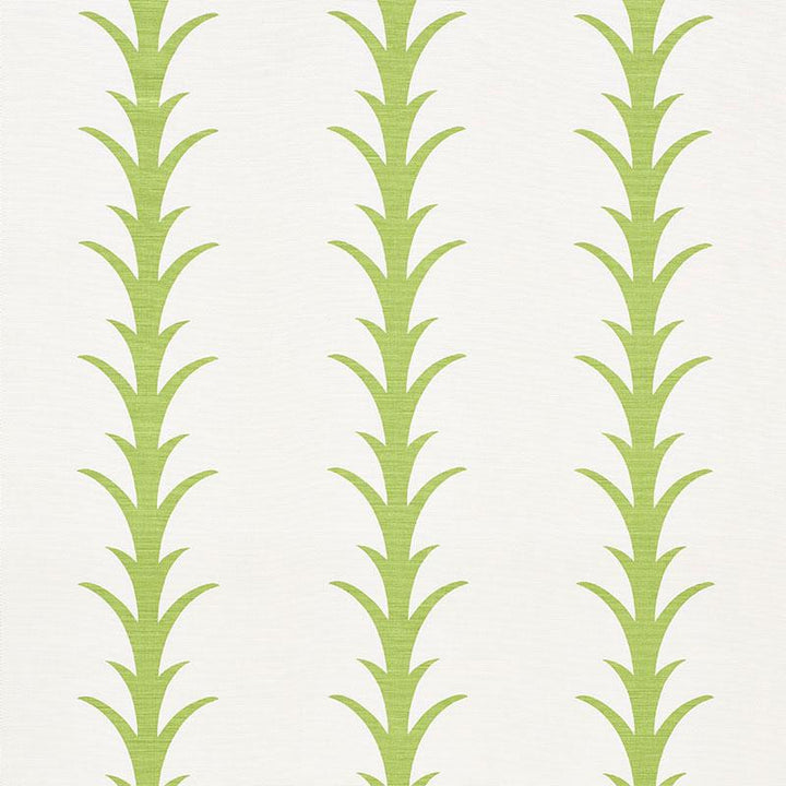 Acanthus Stripe Leaf 177631 by Schumacher Fabric Celerie Kemble 10.75" - Fabric Carolina -