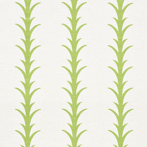 Acanthus Stripe Leaf 177631 by Schumacher Fabric