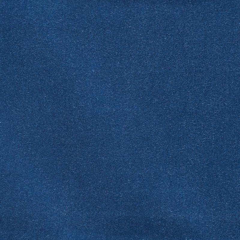 San Carlo Mohair Velvet Lapis 74504 by Schumacher Fabric Perfect Basics: Velvet - Fabric Carolina -