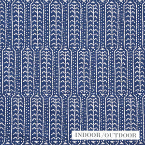 Zonda Indoor/Outdoor Indigo 73762 by Schumacher Fabric