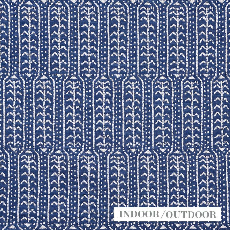 Zonda Indoor/Outdoor Indigo 73762 by Schumacher Fabric Indoor/Outdoor Wovens 2.75" - Fabric Carolina -