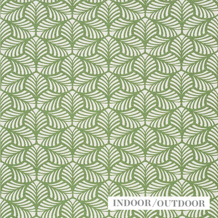 Sonia Ii Indoor/Outdoor Green 73822 by Schumacher Designer Fabric Indoor/Outdoor Wovens 13.5" - Swanky Fabrics -