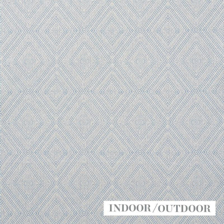 Geometric Weave Indoor/Outdoor Chambray 73863 by Schumacher Fabric Indoor/Outdoor Linen 7.0" - Fabric Carolina -