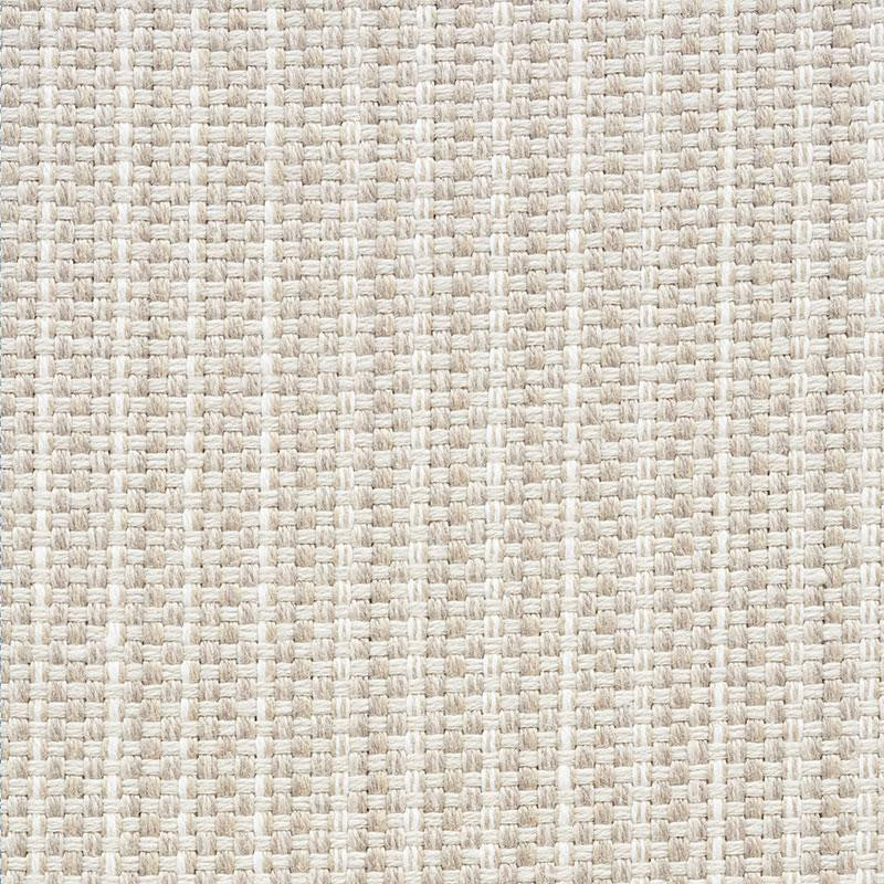 Rustic Basketweave Natural 73880 by Schumacher Designer Fabric Indoor/Outdoor Linen 1.5" - Swanky Fabrics -