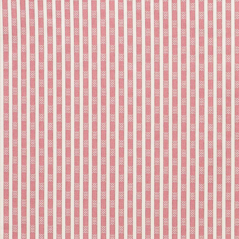 Beverly Stripe Red 74212 by Schumacher Fabric Mark D. Sikes - Fabric Carolina -