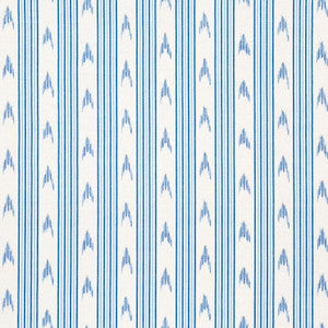 Santa Barbara Ikat Indigo 74220 by Schumacher Fabric