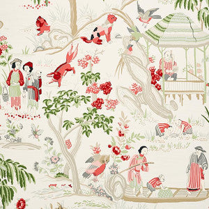 Yangtze River Ivory 5009090 by Schumacher Wallpaper