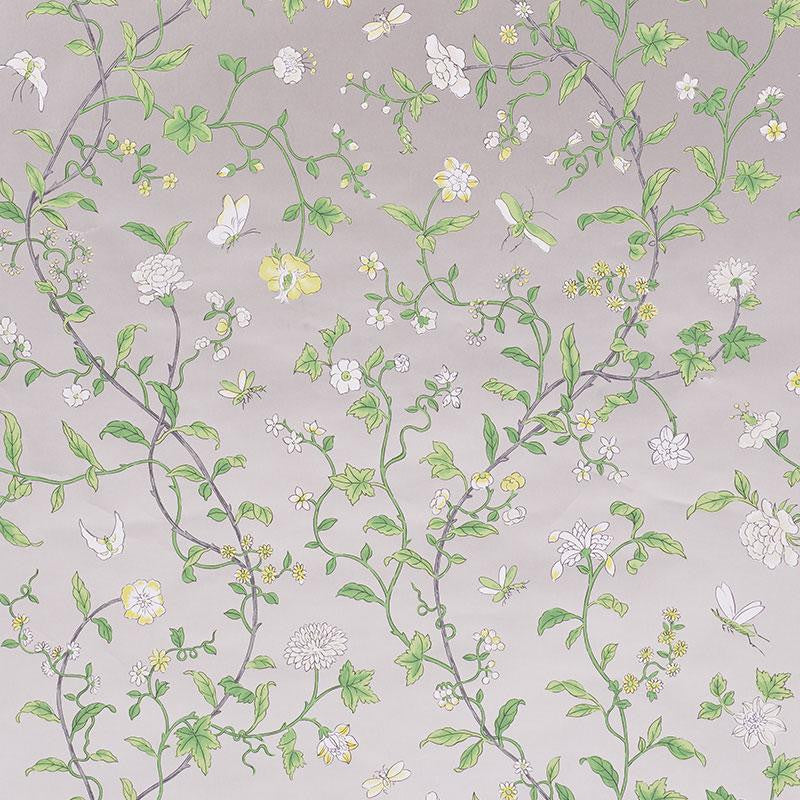 Floraison Citron Shimmer 5009111 by Schumacher Wallpaper Signature Schumacher 27.0" - Fabric Carolina -