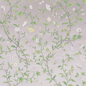Floraison Citron Shimmer 5009111 by Schumacher Wallpaper