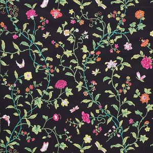 Floraison Jet Multi 5009112 by Schumacher Wallpaper