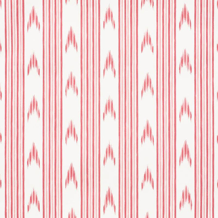 Santa Barbara Ikat Pink 5009221 by Schumacher Wallpaper Mark D. Sikes 27.0" - Fabric Carolina -