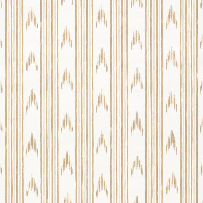 Santa Barbara Ikat Neutral 5009222 by Schumacher Designer Wallpaper Mark D. Sikes 27.0" - Swanky Fabrics -