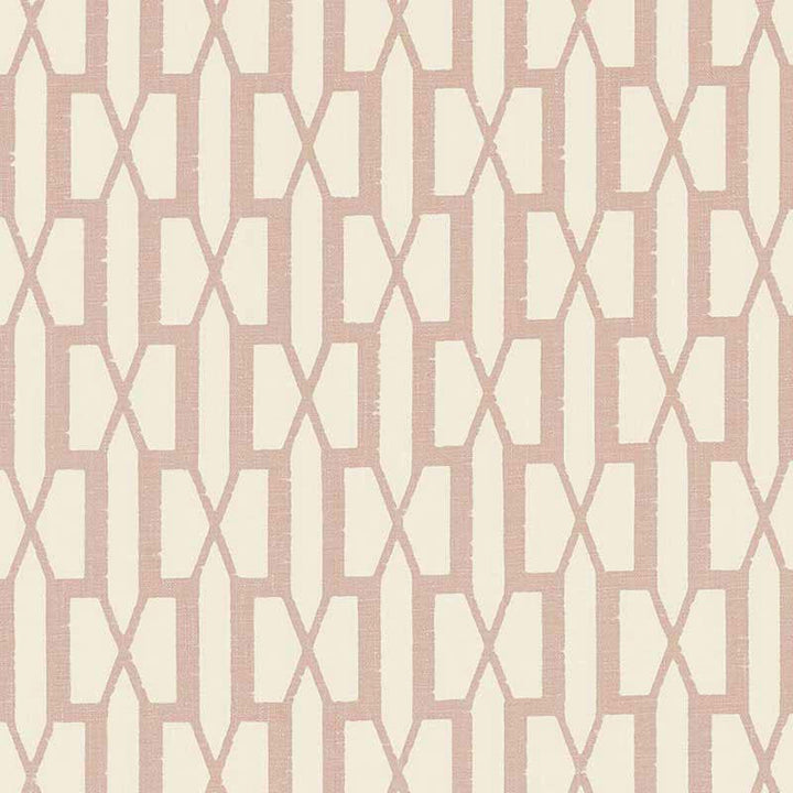 Belvedere Temple Pink 176111 by Schumacher Designer Fabric Veere Grenney 2.88" - Swanky Fabrics -