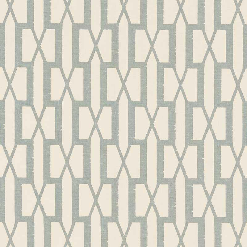 Belvedere Orpington Blue 176114 by Schumacher Fabric Veere Grenney 2.88" - Fabric Carolina -
