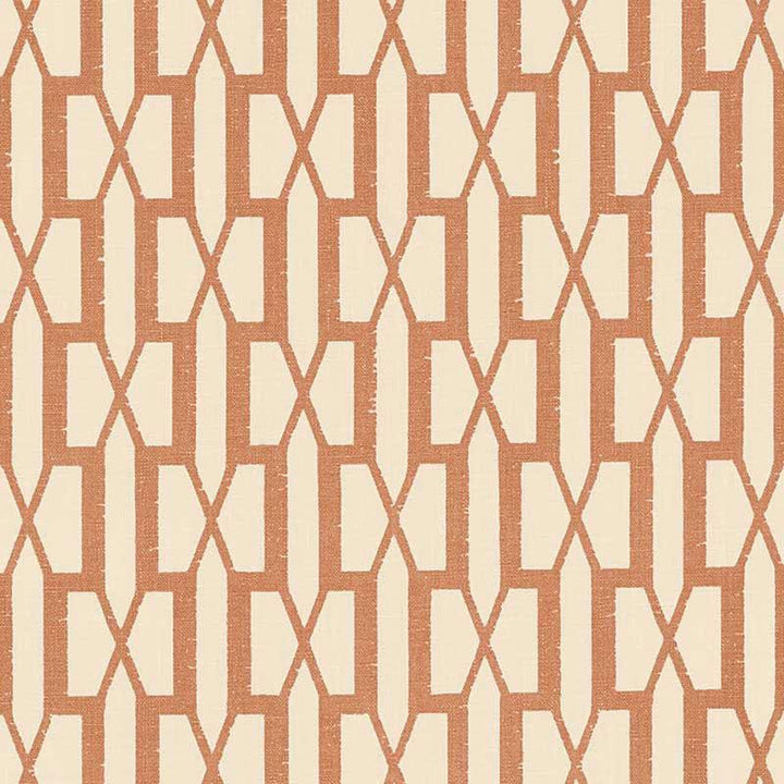 Belvedere Burnt Orange 176116 by Schumacher Fabric Veere Grenney 2.88" - Fabric Carolina -