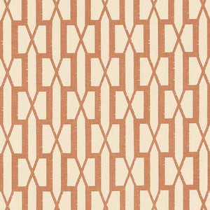 Belvedere Burnt Orange 176116 by Schumacher Fabric