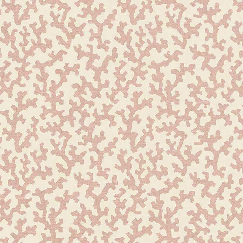 Folly Temple Pink 176121 by Schumacher Designer Fabric Veere Grenney 4.38" - Swanky Fabrics -