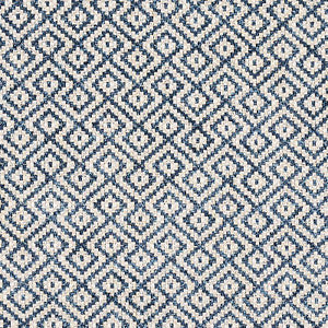 Lessing Indigo 69812 by Schumacher Fabric