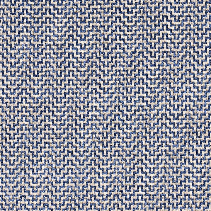 Orwell Lapis 69824 by Schumacher Designer Fabric Essentials: Small Scale Upholstery Fabrics 1.0" - Swanky Fabrics -