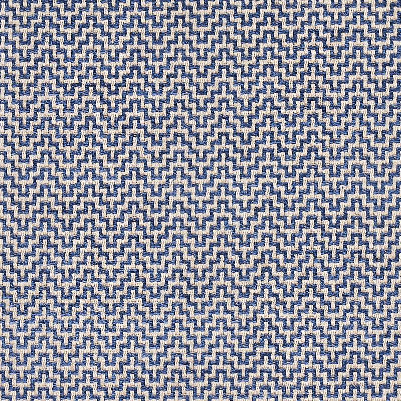 Orwell Lapis 69824 by Schumacher Fabric Essentials: Small Scale Upholstery Fabrics 1.0" - Fabric Carolina -