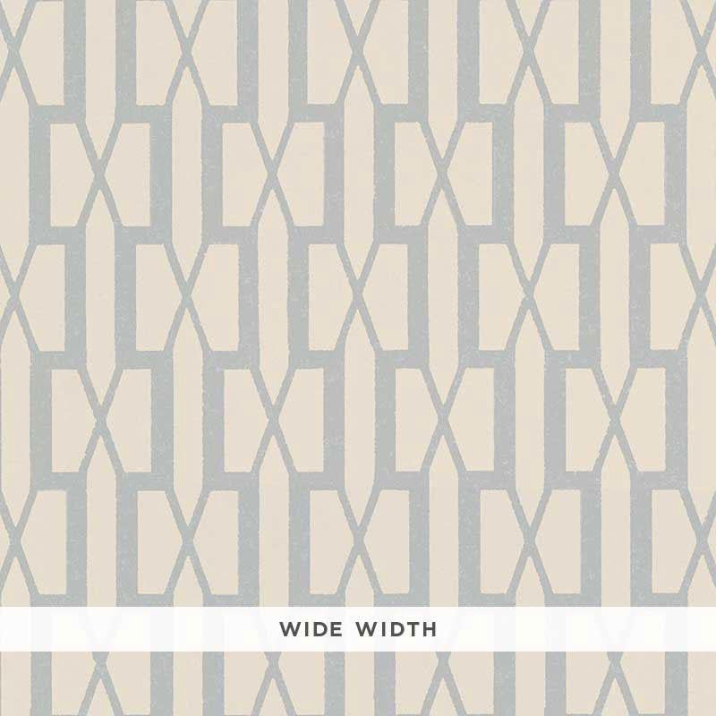 Belvedere Orpington Blue 5007994 by Schumacher Wallpaper Veere Grenney 3.0" - Fabric Carolina -