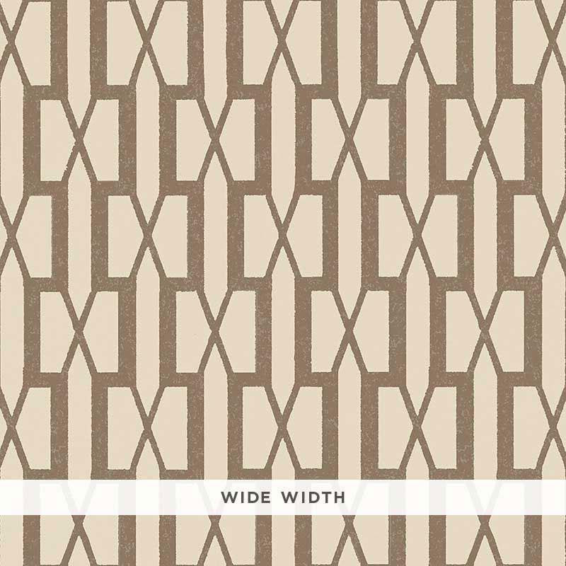 Belvedere Berber Brown 5007996 by Schumacher Wallpaper Veere Grenney 3.0" - Fabric Carolina -