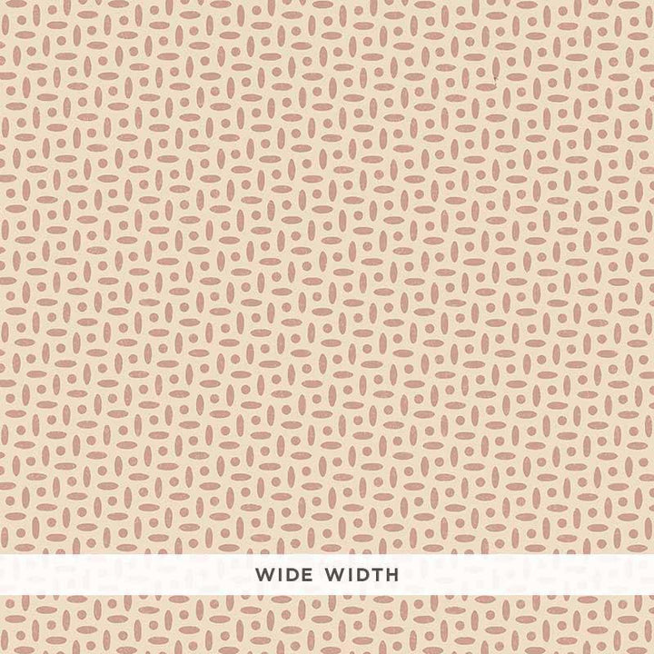 Berrydown Pink 5008021 by Schumacher Wallpaper Veere Grenney 5.88" - Fabric Carolina -