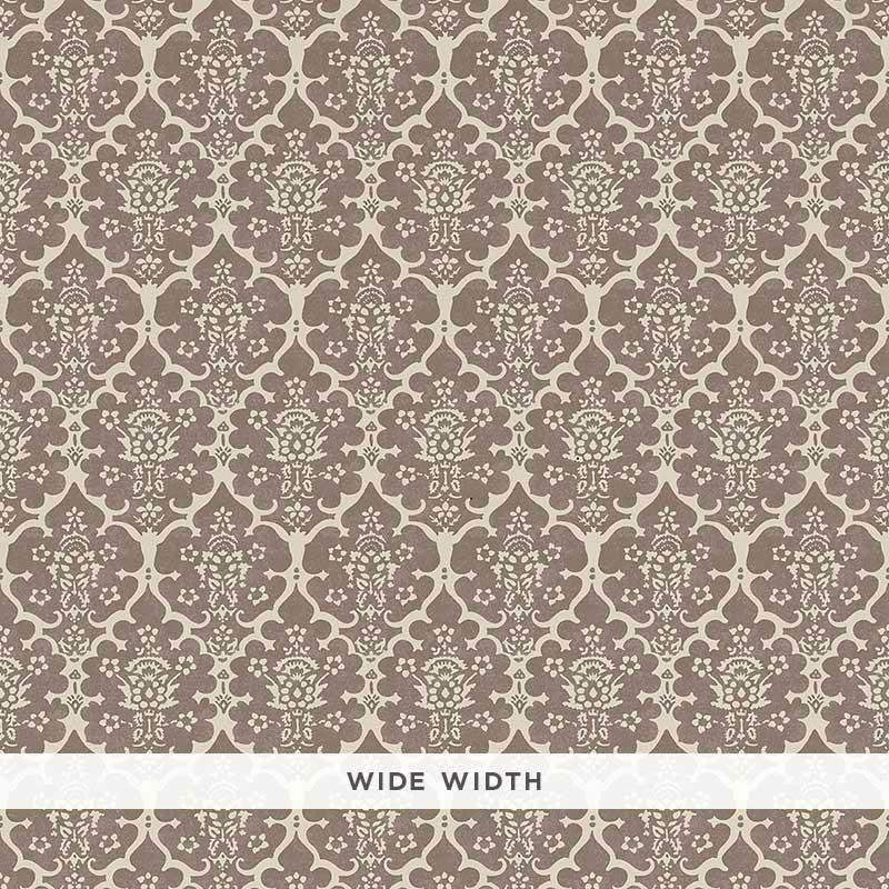 Burley Berber Brown 5008036 by Schumacher Designer Wallpaper Veere Grenney 2.5" - Swanky Fabrics -
