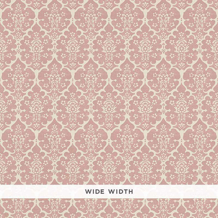Burley Pink 5008031 by Schumacher Wallpaper Veere Grenney 2.5" - Fabric Carolina -