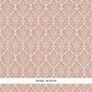Burley Pink 5008031 by Schumacher Wallpaper